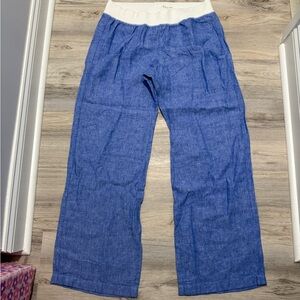 Lily Pulitzer Blue linen pants